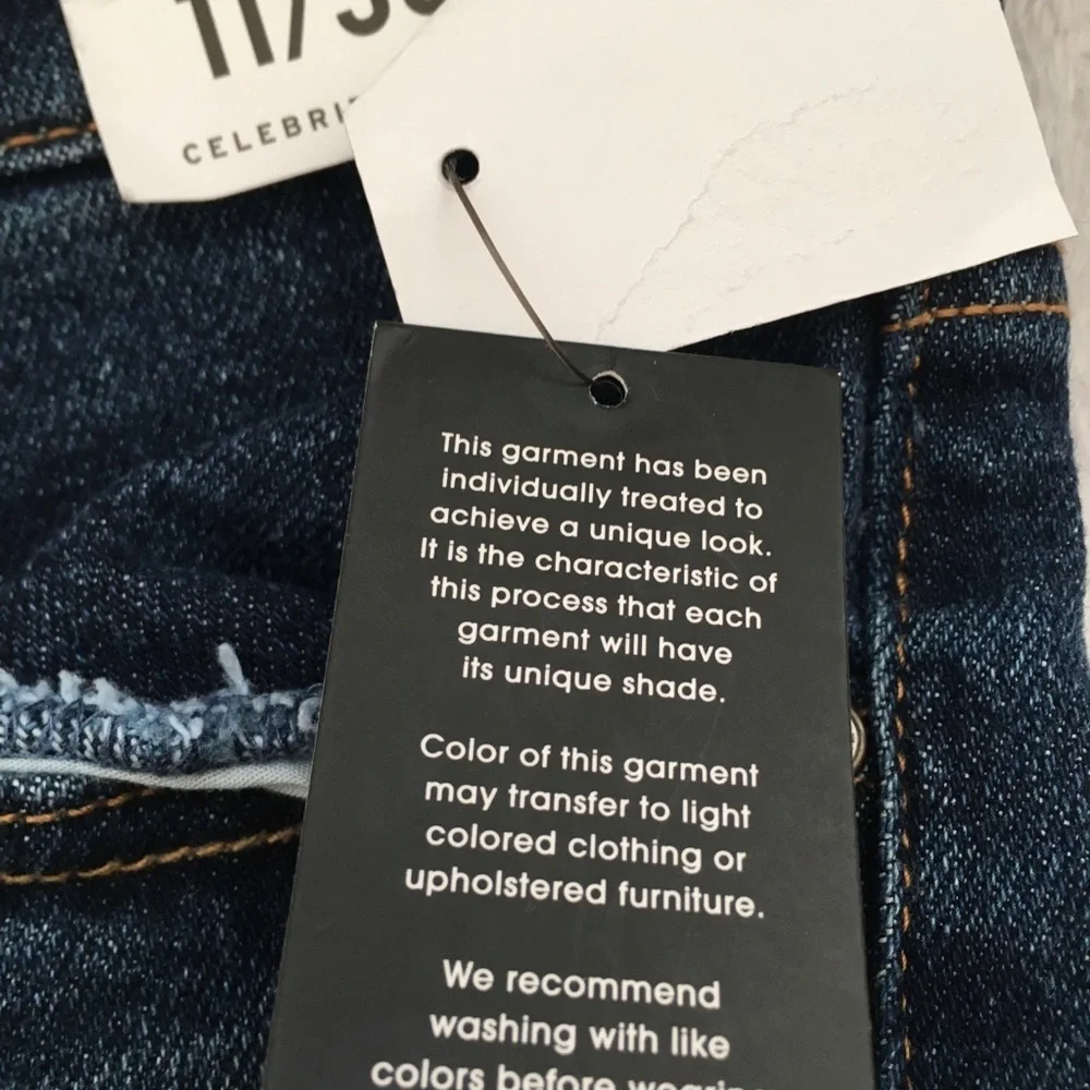 Celebrity pink skinny hi-rise jeans, size 11/30 - Picture 9 of 9